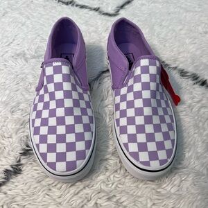 Vans Lavender Slip-On Shoes